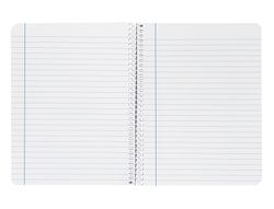 Cuaderno espiral liderpapel A4 witty tapa dura 80h 90gr rayado horizontal con margen color rojo