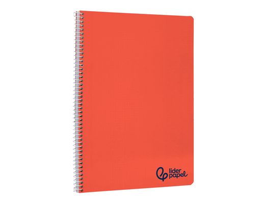 Cuaderno espiral liderpapel a4 wonder tapa plastico 80h 90 gr liso colores surtidos