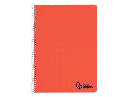 Cuaderno espiral liderpapel a4 wonder tapa plastico 80h 90 gr liso colores surtidos
