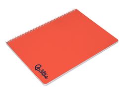 Cuaderno espiral liderpapel a4 wonder tapa plastico 80h 90 gr liso colores surtidos