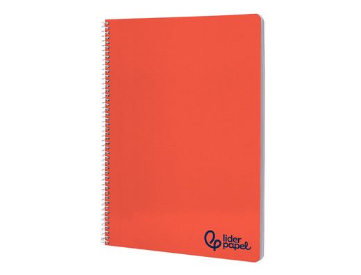 Cuaderno espiral liderpapel a4 wonder tapa plastico 80h 90 gr liso colores surtidos