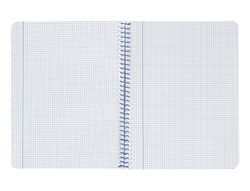 Cuaderno espiral liderpapel A4 wonder tapa plastico 80h 90gr cuadro 4mm con margen color verde oscuro