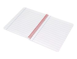 Cuaderno espiral liderpapel A4 wonder tapa plastico 80h 90gr pauta ancha 3,5mm con margen color azul marino