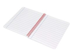 Cuaderno espiral liderpapel A4 wonder tapa plastico 80h 90gr pauta estrecha 2,5mm con margen color naranja