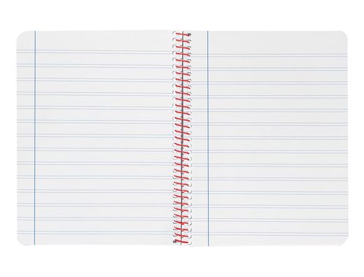 Cuaderno espiral liderpapel A4 wonder tapa plastico 80h 90gr pauta estrecha 2,5mm con margen color negro