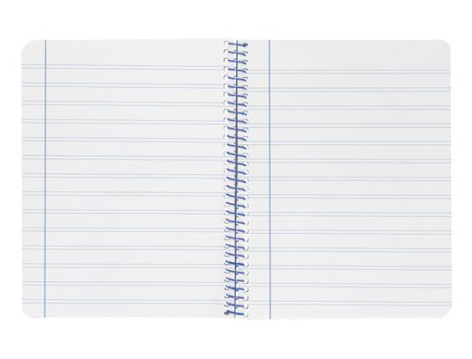 Cuaderno espiral liderpapel A4 wonder tapa plastico 80h 90gr pauta estrecha 2,5mm con margen color verde oscuro