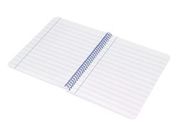 Cuaderno espiral liderpapel A4 wonder tapa plastico 80h 90gr pauta estrecha 2,5mm con margen color verde oscuro
