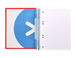 Cuaderno espiral liderpapel a5 micro antartik tapa forrada 120 h 100g horizontal 5 bandas6 taladros colores surtidos