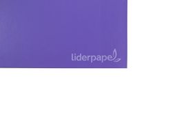 Cuaderno espiral liderpapel a5 micro jolly tapa forrada 140h 75 gr cuadro 5mm 5 bandas, 6 taladros colores surtidos