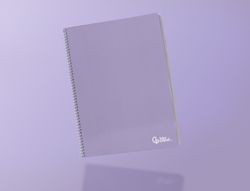 Cuaderno espiral liderpapel A5 micro smart tapa blanda 80h 75gr cuadro 5mm doble margen 6 taladros colores