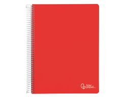 Cuaderno espiral liderpapel A5 micro witty tapa dura 120h 90gr cuadro 5mm 5 bandas 6 taladros colores surtidos