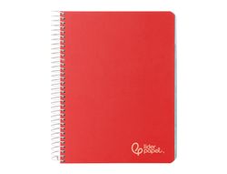 Cuaderno espiral liderpapel A5 micro witty tapa dura 120h 90gr horizontal 8mm 5 bandas 6 taladros colores surtidos