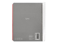 Cuaderno espiral liderpapel A5 micro witty tapa dura 120h 90gr horizontal 8mm 5 bandas 6 taladros colores surtidos