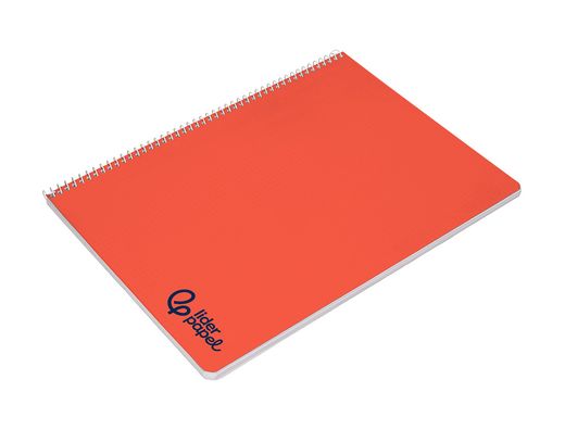 Cuaderno espiral liderpapel A5 wonder tapa plastico 80h 90gr liso colores surtidos