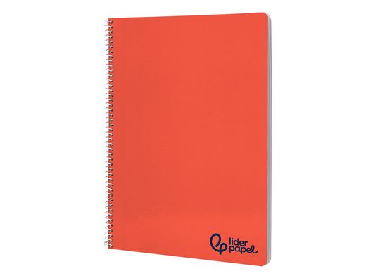 Cuaderno espiral liderpapel A5 wonder tapa plastico 80h 90gr liso colores surtidos