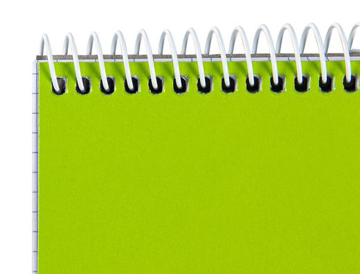 Cuaderno espiral liderpapel bolsillo dieciseavo apaisado smart tapa blanda 80h 60gr cuadro 4mm colores surtidos