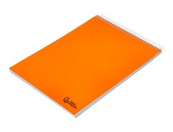 Cuaderno espiral liderpapel din A5 apaisado smart tapa blanda 80h 75gr cuadro 4mm con margen colores surtidos