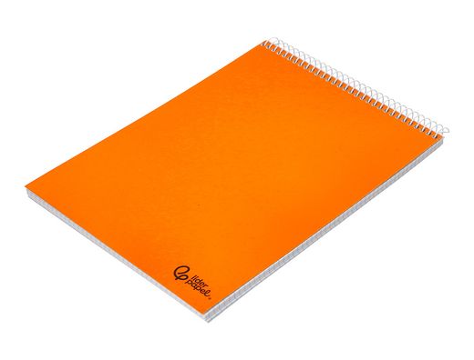 Cuaderno espiral liderpapel din A5 apaisado smart tapa blanda 80h 75gr cuadro 4mm con margen colores surtidos