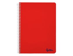 Cuaderno espiral liderpapel A5 smart tapa blanda 40h 75gr cuadro 4mm con margen colores surtidos