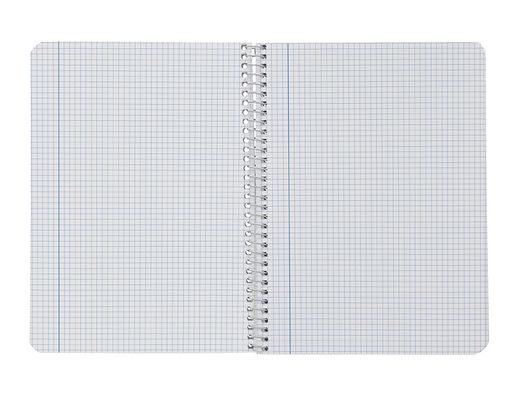 Cuaderno espiral liderpapel A5 smart tapa blanda 80h 75gr cuadro 4mm con margen colores surtidos
