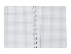 Cuaderno espiral liderpapel A5 smart tapa blanda 80h 75gr cuadro 6mm con margen colores surtidos