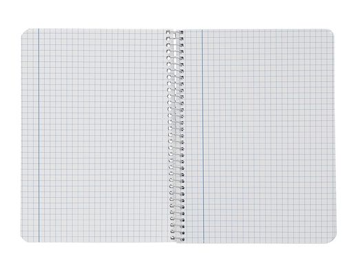 Cuaderno espiral liderpapel A5 smart tapa blanda 80h 75gr cuadro 6mm con margen colores surtidos