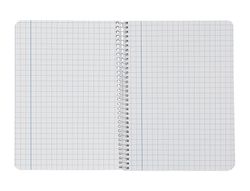 Cuaderno espiral liderpapel A5 smart tapa blanda 80h 75gr cuadro 8mm con margen colores surtidos
