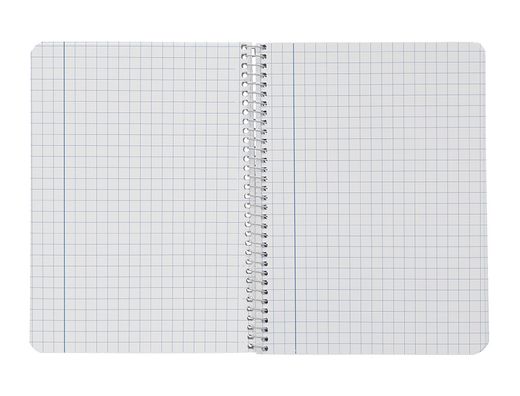 Cuaderno espiral liderpapel A5 smart tapa blanda 80h 75gr cuadro 8mm con margen colores surtidos