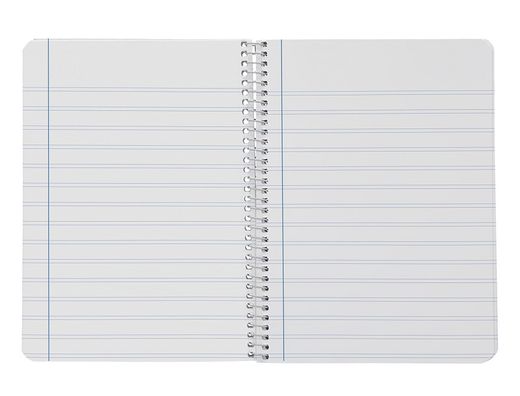 Cuaderno espiral liderpapel A5 smart tapa blanda 80h 75gr pauta 2,5mm con margen colores surtidos