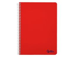Cuaderno espiral liderpapel A5 smart tapa blanda 80h 75gr pauta 2,5mm con margen colores surtidos