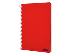 Cuaderno espiral liderpapel A5 smart tapa blanda 80h 75gr pauta 3,5mm con margen colores surtidos
