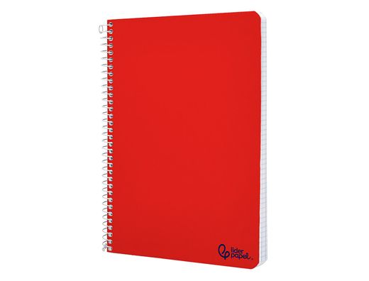 Cuaderno espiral liderpapel din A5 smart tapa blanda 80h 75gr rayado montessori 3,5mm colores surtidos