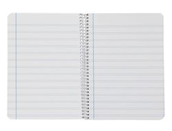 Cuaderno espiral liderpapel A5 smart tapa blanda 80h 75gr rayado montessori 5mm colores surtidos