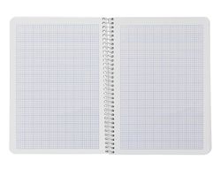Cuaderno espiral liderpapel A5 smart tapa blanda 80h 75gr rayado nş46 colores surtidos