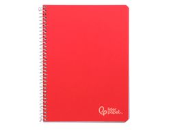 Cuaderno espiral liderpapel A5 witty tapa dura 80h 90gr cuadro 3mm con margen colores surtidos