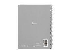 Cuaderno espiral liderpapel A5 witty tapa dura 80h 90gr cuadro 3mm con margen colores surtidos