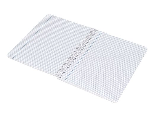 Cuaderno espiral liderpapel A5 witty tapa dura 80h 90gr cuadro 3mm con margen colores surtidos