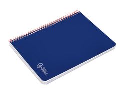 Cuaderno espiral liderpapel A5 witty tapa dura 80h 90gr cuadro 4mm con margen color azul marino