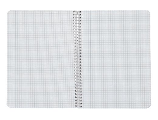 Cuaderno espiral liderpapel A5 witty tapa dura 80h 90gr cuadro 4mm con margen color verde