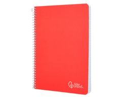 Cuaderno espiral liderpapel A5 witty tapa dura 80h 90gr cuadro 4mm con margen colores surtidos
