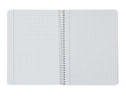 Cuaderno espiral liderpapel A5 witty tapa dura 80h 90gr cuadro 6mm con margen colores surtidos
