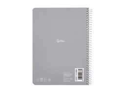 Cuaderno espiral liderpapel A5 witty tapa dura 80h 90gr milimetrado 2mm colores surtidos