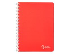 Cuaderno espiral liderpapel A5 witty tapa dura 80h 90gr liso sin margen colores surtidos