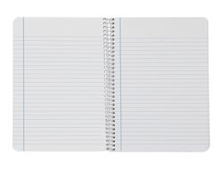 Cuaderno espiral liderpapel A5 witty tapa dura 80h 90gr rayado horizontal 8mm con margen colores surtidos