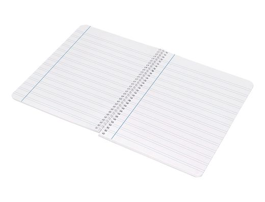Cuaderno espiral liderpapel A5 witty tapa dura 80h 90gr rayado montessori 5 mm colores surtidos