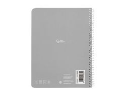 Cuaderno espiral liderpapel A5 witty tapa dura 80h 90gr rayado nş46 con margen colores surtidos