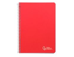 Cuaderno espiral liderpapel A5 witty tapa dura 80h 90gr rayado nş46 con margen colores surtidos