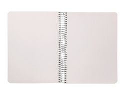 Cuaderno espiral liderpapel din A5 tapa cartulina kraft contracolada 120h papel 100% reciclado 80 gr liso