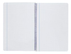 Cuaderno espiral liderpapel A4 smart tapa blanda 80h 75gr cuadro 4mm con margen color verde