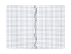 Cuaderno espiral liderpapel A4 smart tapa blanda 80h 75gr cuadro 4mm con margen color violeta